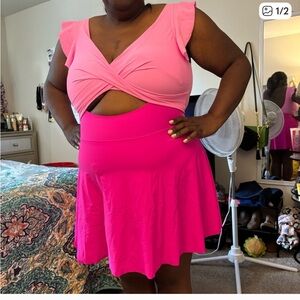 Pink Women's Swim One Piece